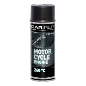 60-00677 | Car-Rep Motorcycle spraymaali satiinin musta lämmönkesto 260°C 400 ml