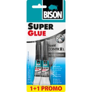 75-01221 | Bison Super Glue Control pikaliima 1+1 3 g