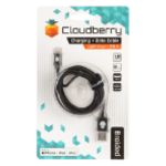 Cloudberry-Lightning-vahvarakenteinen-datakaapeli-12-m-musta