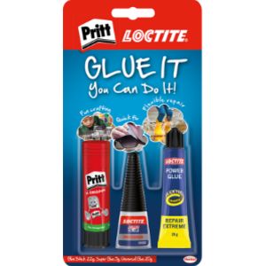 75-00861 | Loctite Pritt Glue It kodin liimasarja 3 osaa