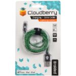Cloudberry-Lightning-vahvarakenteinen-datakaapeli-12-m-musta-vihrea