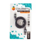 Cloudberry-USB-Type-C-31-datakaapeli-12-m-musta