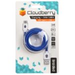Cloudberry-USB-Type-C-31-vahvarakenteinen-datakaapeli-2-m-sinivalkoinen