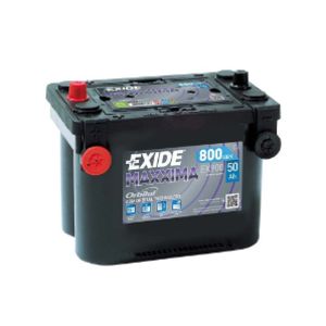 90-01498 | Exide Maxxima AGM EX900 50Ah/800A akku P265xL175xK206